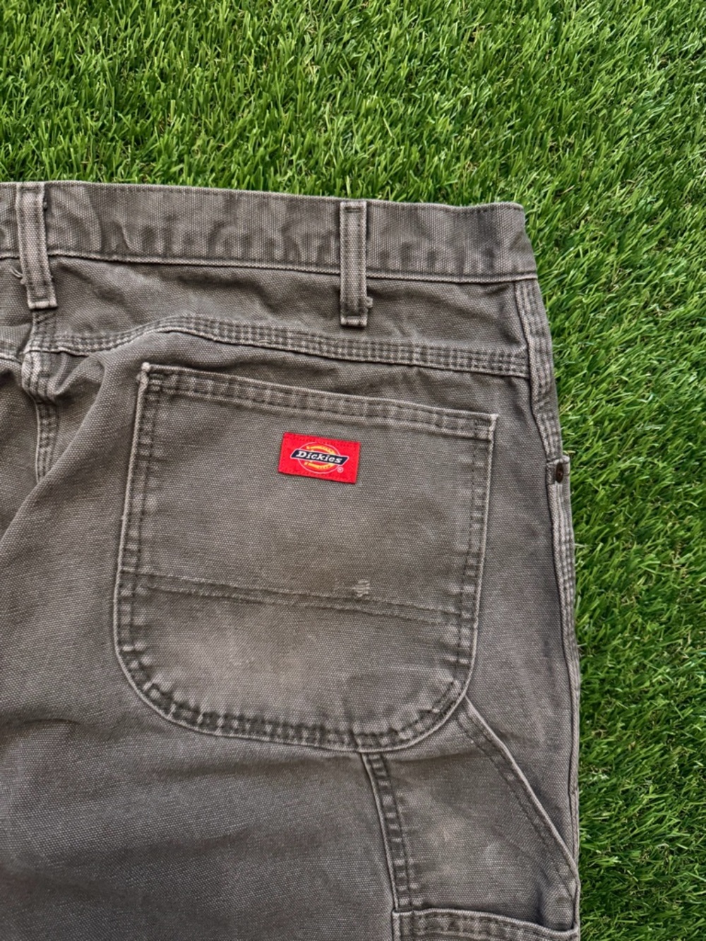 Green Dickies carpenter pants